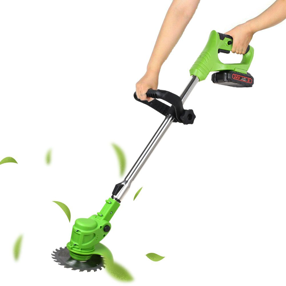 Lisslune | Powerful Electric Battery Operated Cordless Weed Eater / Grass Trimmer