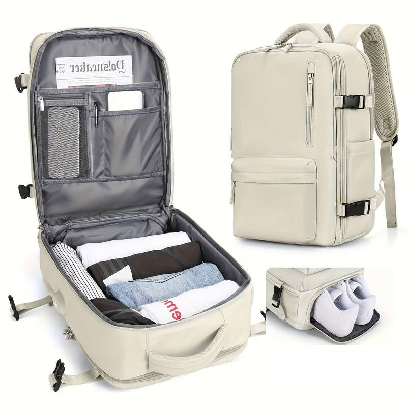 Lisslune | Backpack with Shoe Compartment and Multiple Pockets – Comfortable & Water Repellent