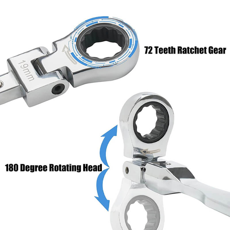 Lisslune | 20-piece ratchet wrench with box