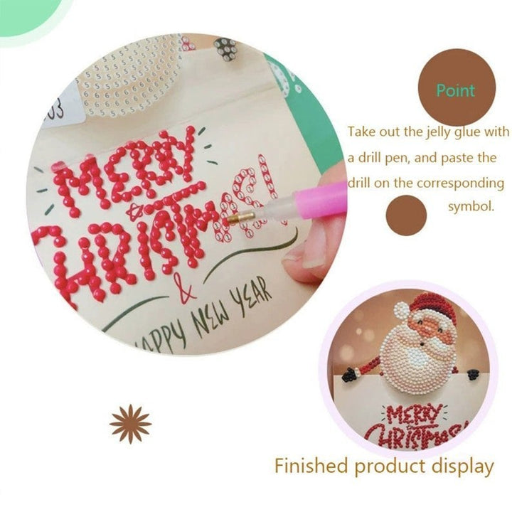 Lisslune | 5D Diamond Painting Christmas Cards New Arrival (8 Pack)