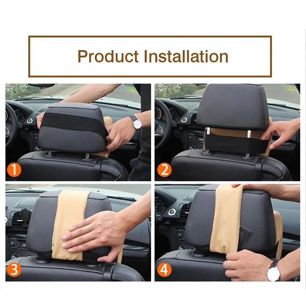 Lisslune | 3D Memory Foam Car Neck Pillow