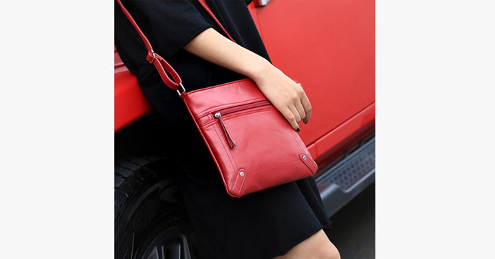 Lisslune | Crossbody Messenger Bag - Made of PU leather - High quality - Multifunctional bags