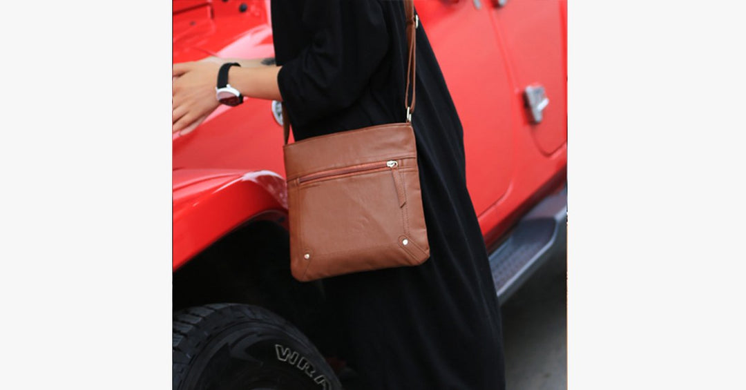 Lisslune | Crossbody Messenger Bag - Made of PU leather - High quality - Multifunctional bags
