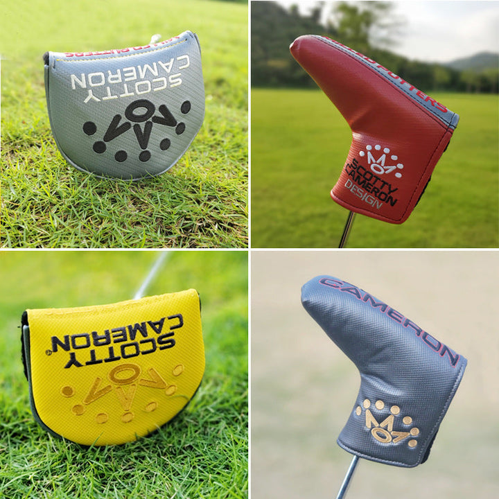 Lisslune | Straight Stripe One-line Putter Golf Club Cover Head Protection Cover Ball Head Protection Cover