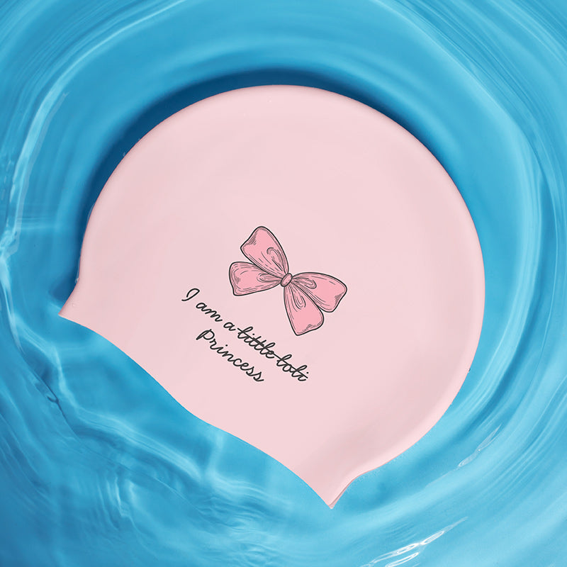 Lisslune | Unisex Silicone Swim Cap with Ear Protection: Colorful and Water-Resistant
