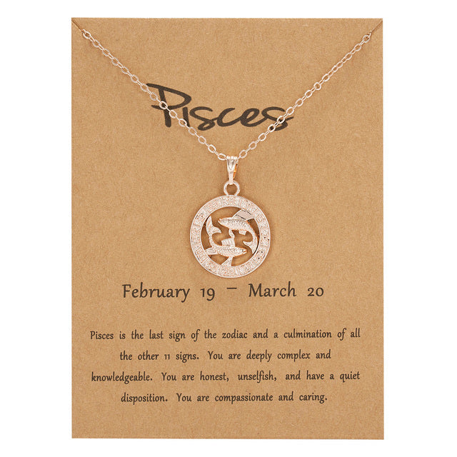 Lisslune | Constellation Rose Gold Animal Necklace
