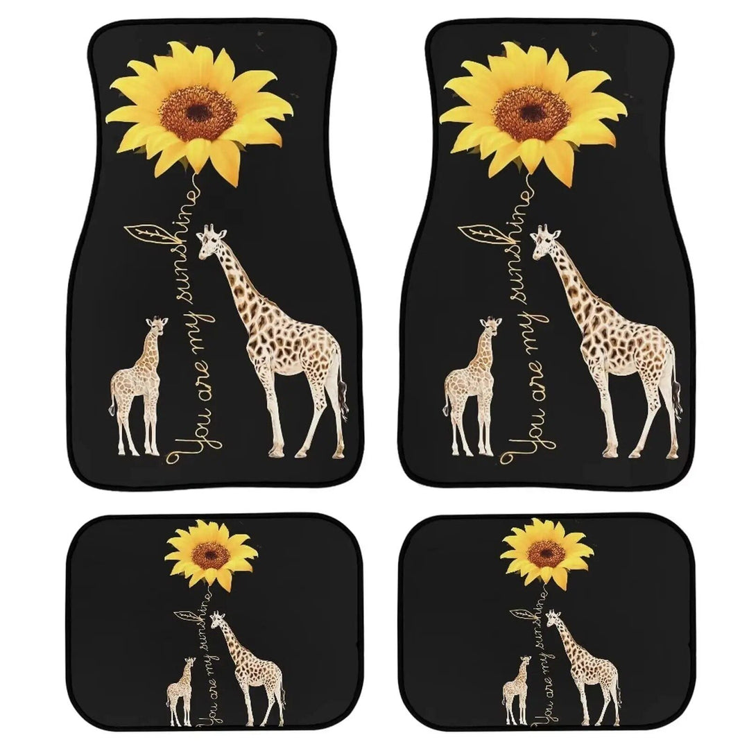 Lisslune | Giraffe Pattern Universal Car Mats
