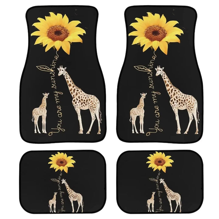 Lisslune | Giraffe Pattern Universal Car Mats