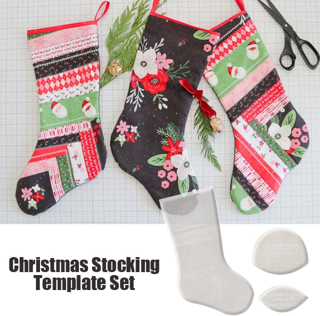 Lisslune | Handmade Christmas Stocking Template Set - (With Instructions)