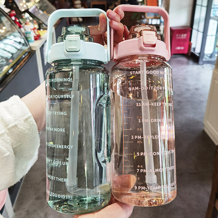 Lisslune | Large Plastic Cup Portable Water Bottle