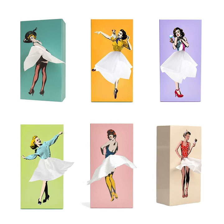 Lisslune | Flying Skirt Tissue Box