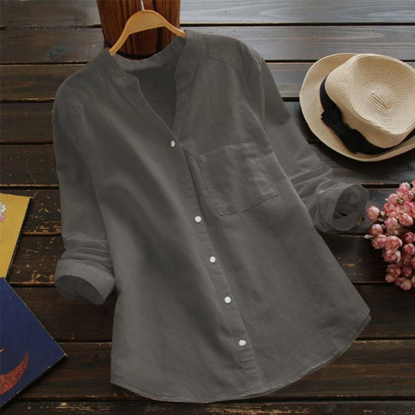 Lisslune | Casual, loose cotton shirt
