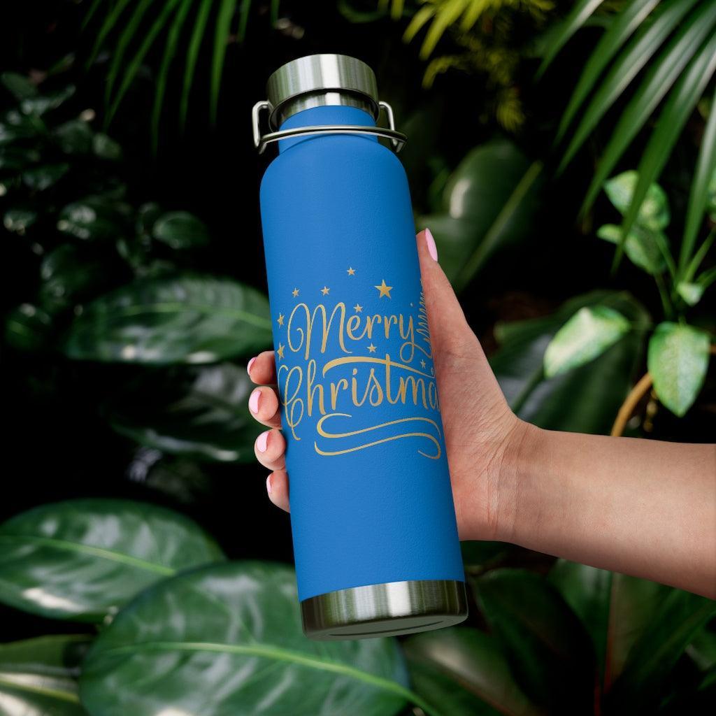Lisslune | Vacation Joy Vacuum Insulated Stainless Steel Water Bottle - 22 Oz with Wide Neck