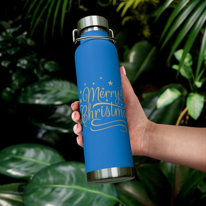 Lisslune | Vacation Joy Vacuum Insulated Stainless Steel Water Bottle - 22 Oz with Wide Neck