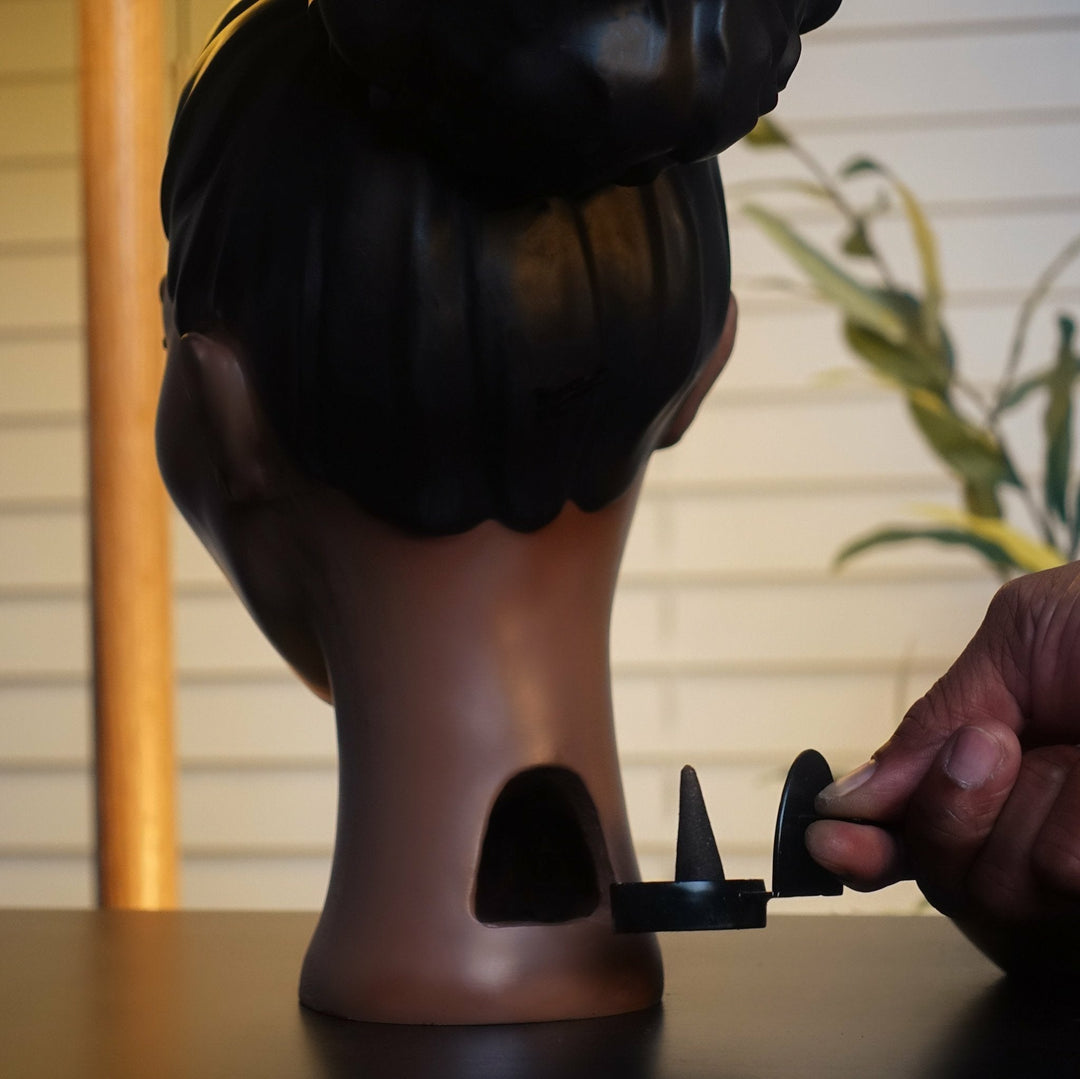 Lisslune | Head Incense Burner Black Woman