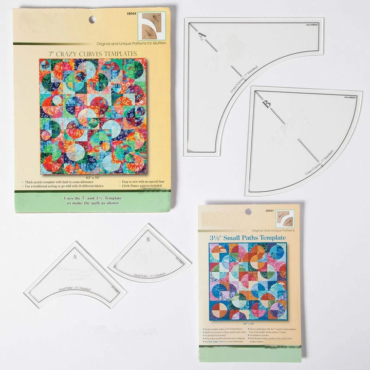 Lisslune | Quick Curve Quilt Template Set