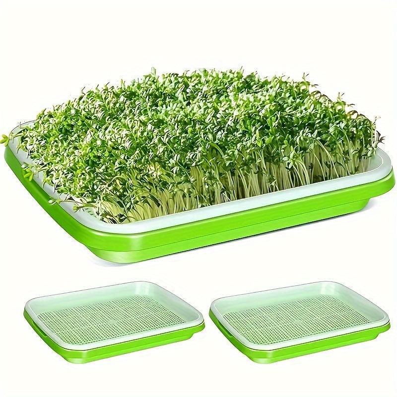 Lisslune | Soil-free Hydroponic Seedling Germination Trays - 5-Pack for Indoor & Outdoor Cultivation