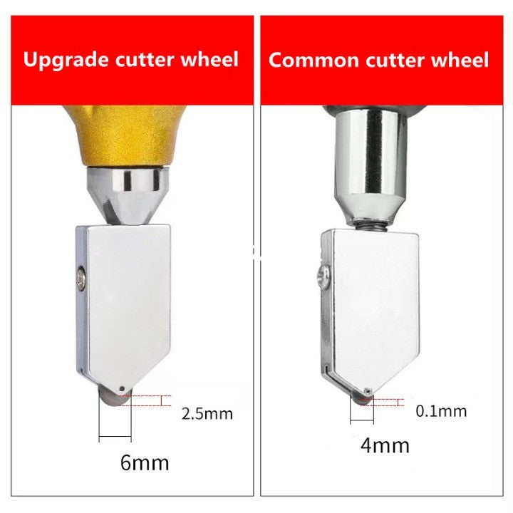 Lisslune | 2in1 Professional Grade Glass Ceramic Diamond Roller Cutter