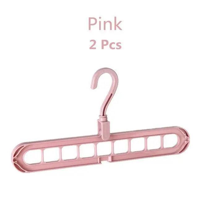 Lisslune | Maximize wardrobe space with non-slip plastic hangers for neat clothing organization