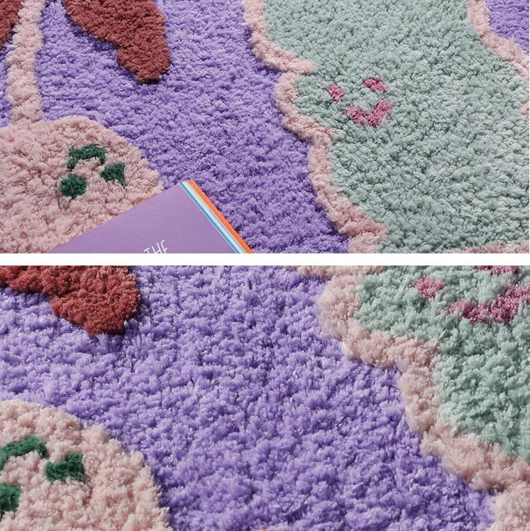 Lisslune | Wonderful small flower bath mat