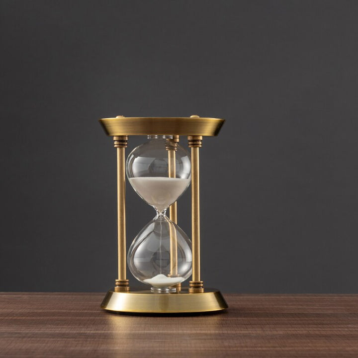 Lisslune | 3/5/10 Minutes Retro Metal Craft Hourglass Pendulum Home Office Desktop Arrangement Ornament Sand Timer Sand Glass Decoration