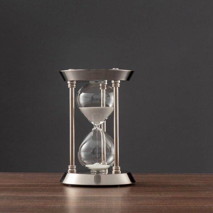 Lisslune | 3/5/10 Minutes Retro Metal Craft Hourglass Pendulum Home Office Desktop Arrangement Ornament Sand Timer Sand Glass Decoration