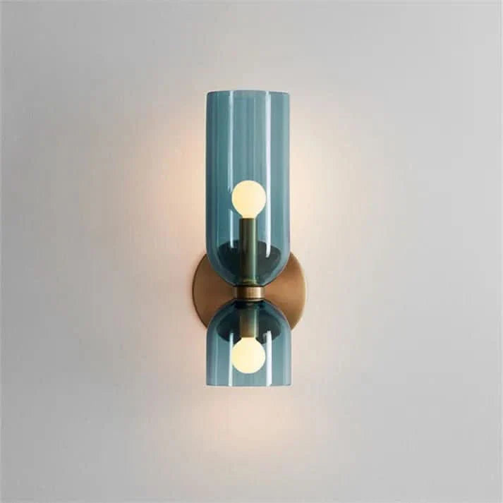 Lisslune | Modern Double Glass Wall Light Fixture