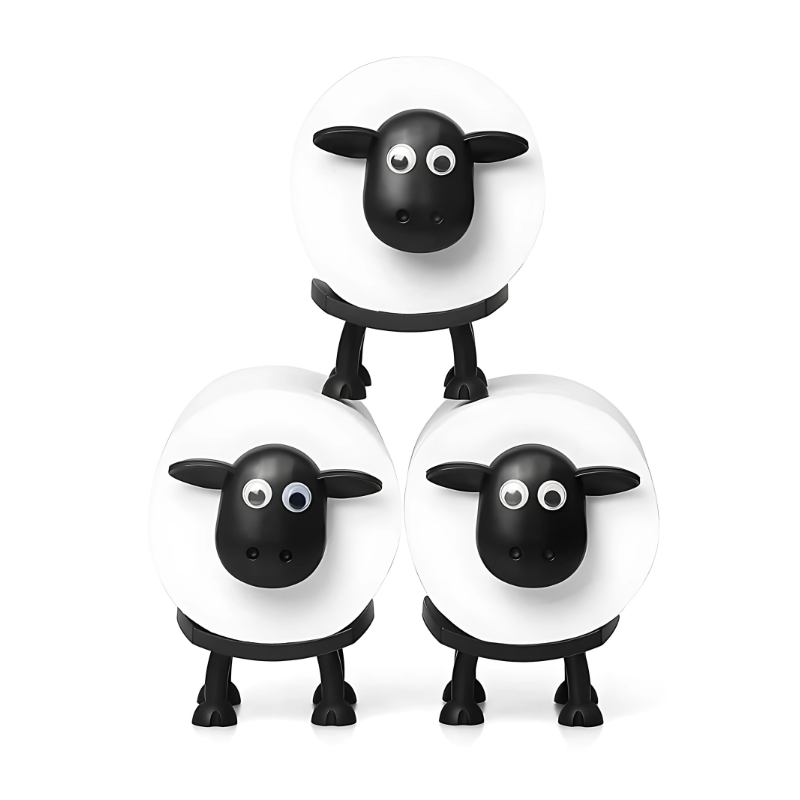 Lisslune | Sheep Toilet Paper Holder | Charming, Space-Saving Design for Bathroom Organization & Fun Décor