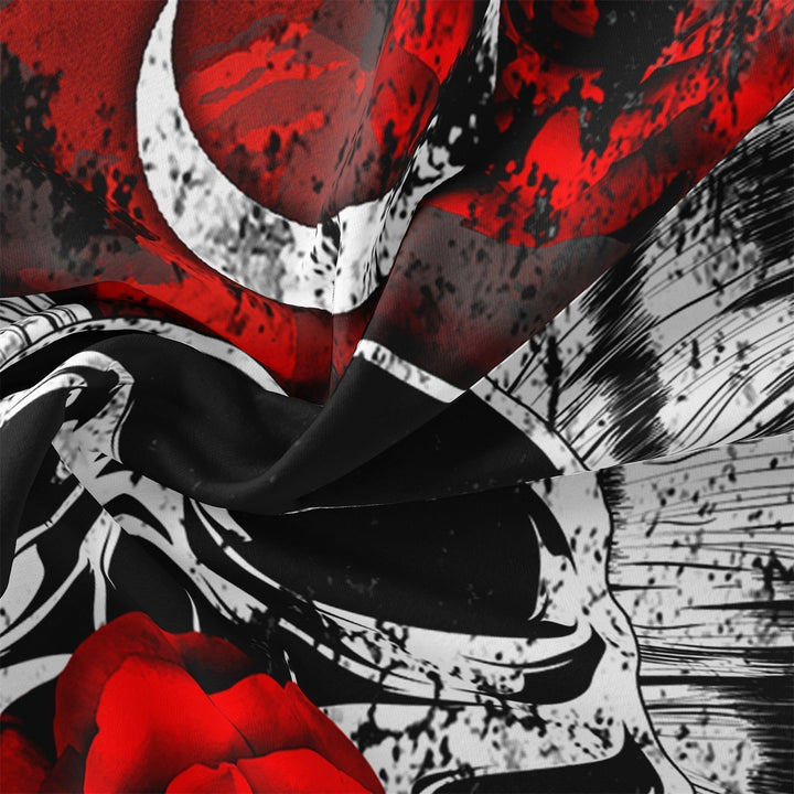 Lisslune | GothicLuxe - Skull & Rose-Themed Bed Set