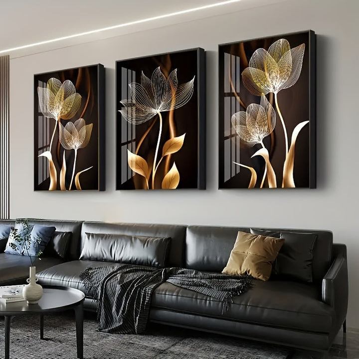 Lisslune | FloraDream - Luxe Canvas Flower Wall Hanging