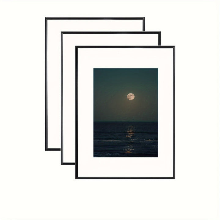Lisslune | FrameCraft - 3-Piece Black Photo Frame Set