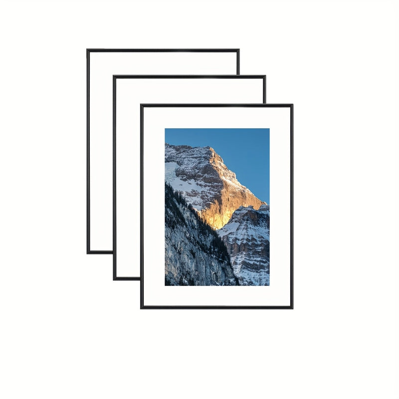 Lisslune | FrameCraft - 3-Piece Black Photo Frame Set