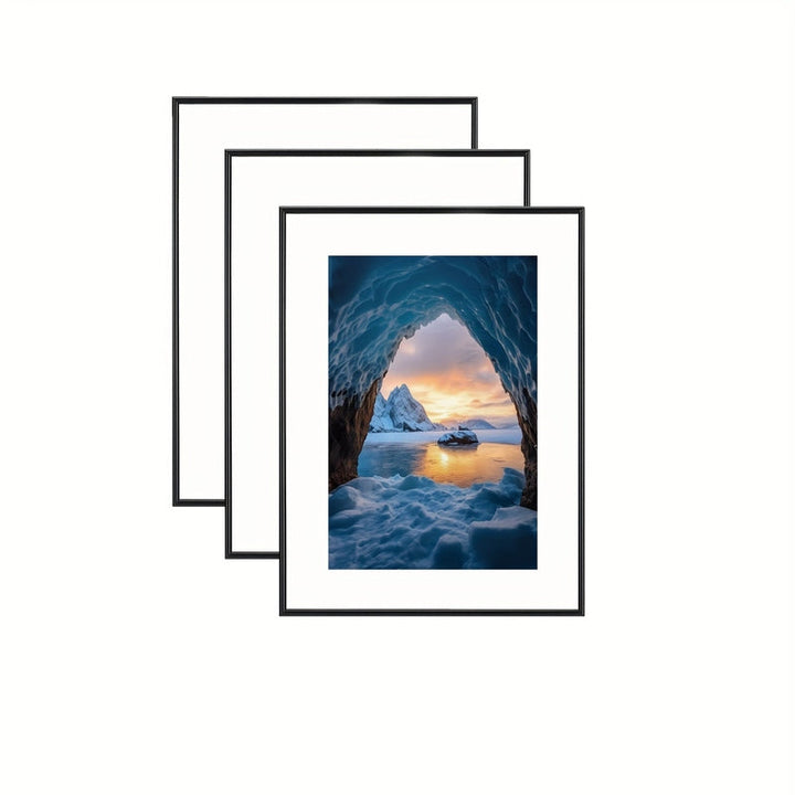 Lisslune | FrameCraft - 3-Piece Black Photo Frame Set