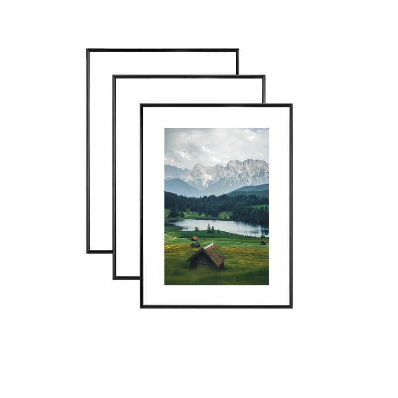 Lisslune | FrameCraft - 3-Piece Black Photo Frame Set