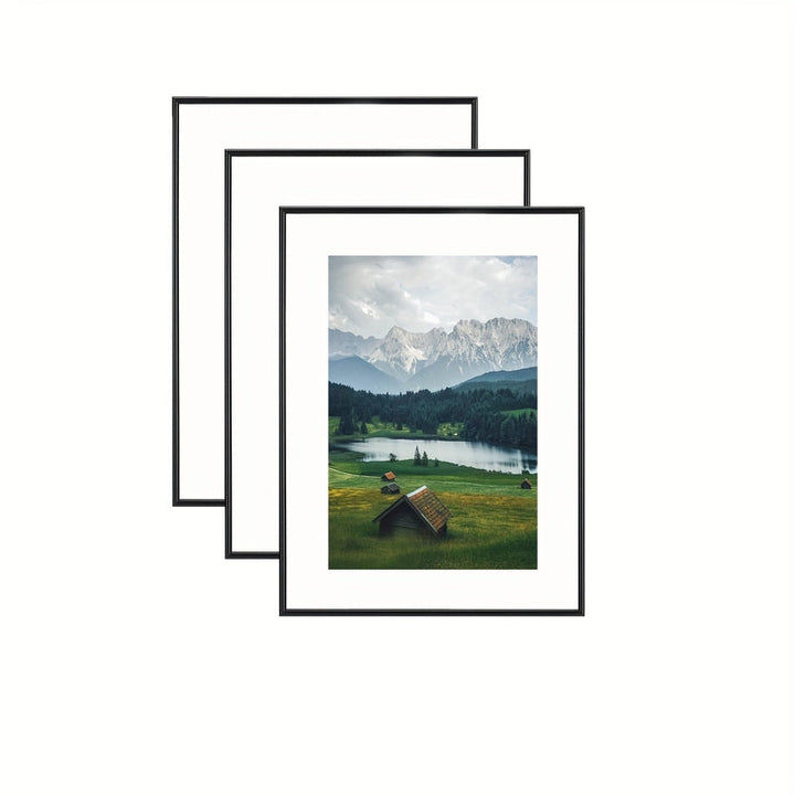 Lisslune | FrameCraft - 3-Piece Black Photo Frame Set