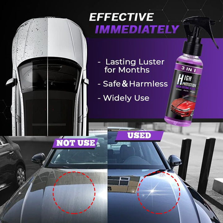 Lisslune | 3 in 1 High Protection Quick Car Coating Spray