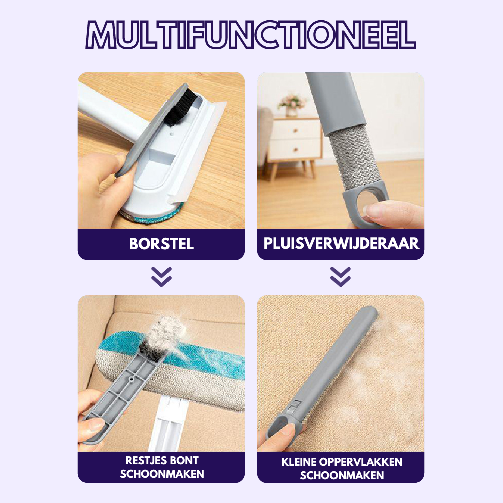 Lisslune | 3-in-1 Pet Hair Remover - PetClean Pro