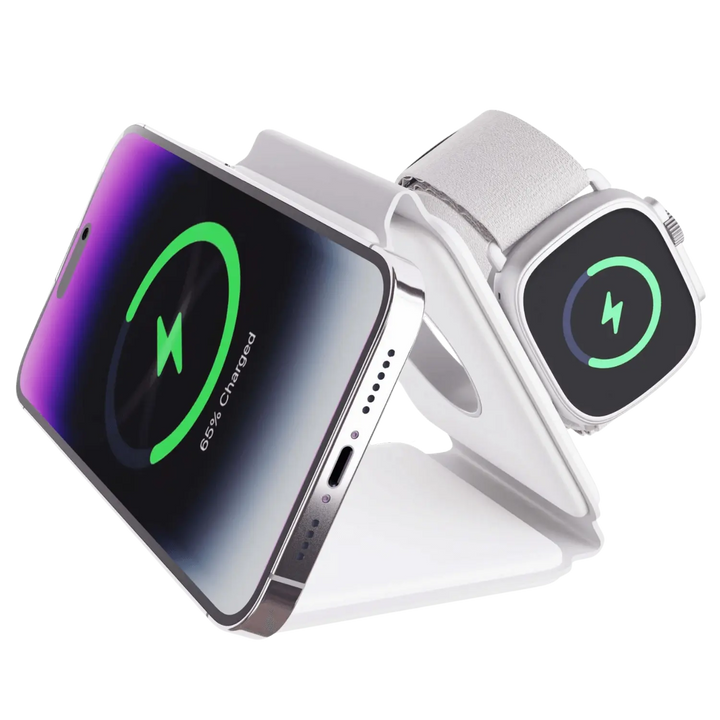 Lisslune | TriCharge Fold – 3-in-1 Foldable Wireless Charging Station