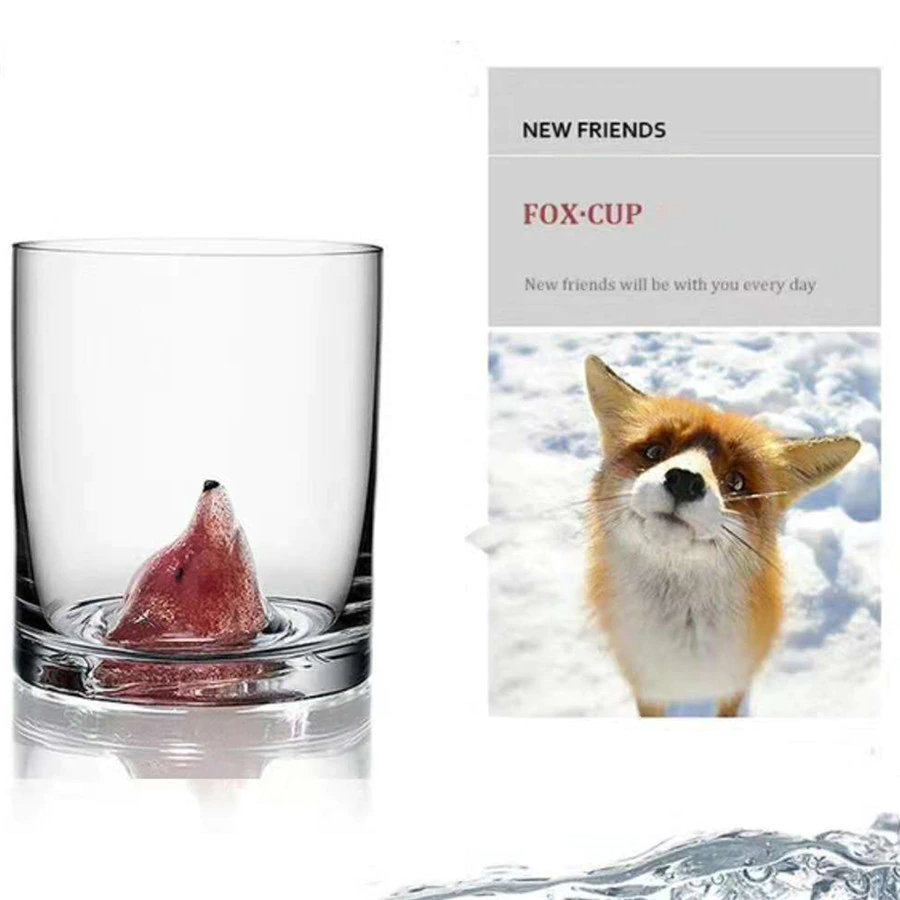 Lisslune | 3D Animal Ultra Clear Unique Wine Glass
