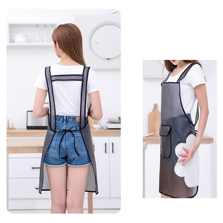 Lisslune | Transparent Waterproof Kitchen Apron
