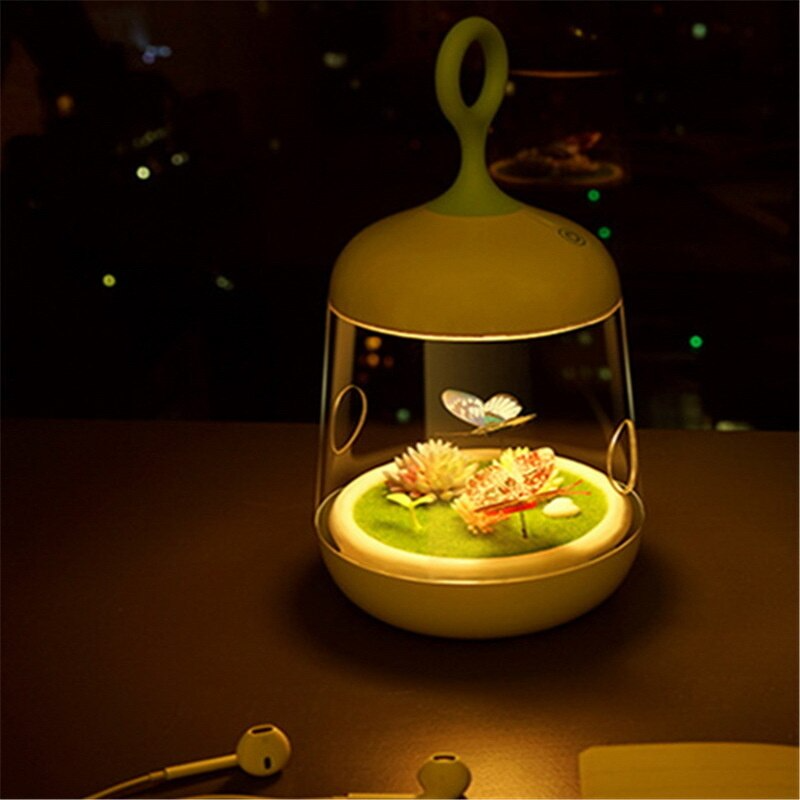 Lisslune | Novelty USB Charging LED Colorful Micro-landscape Plant Light