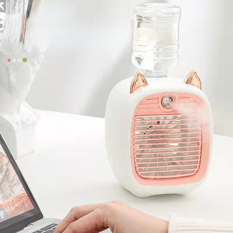 Lisslune | Portable Air Cooling Fan Mini Humidifier