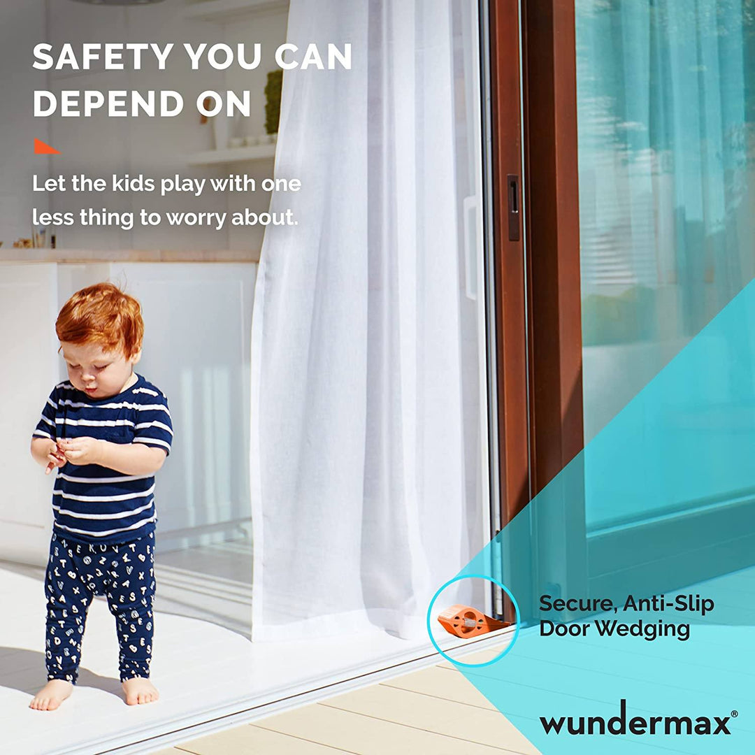 Lisslune | 3-Pack: Wundermax Rubber Safety Door Stopper