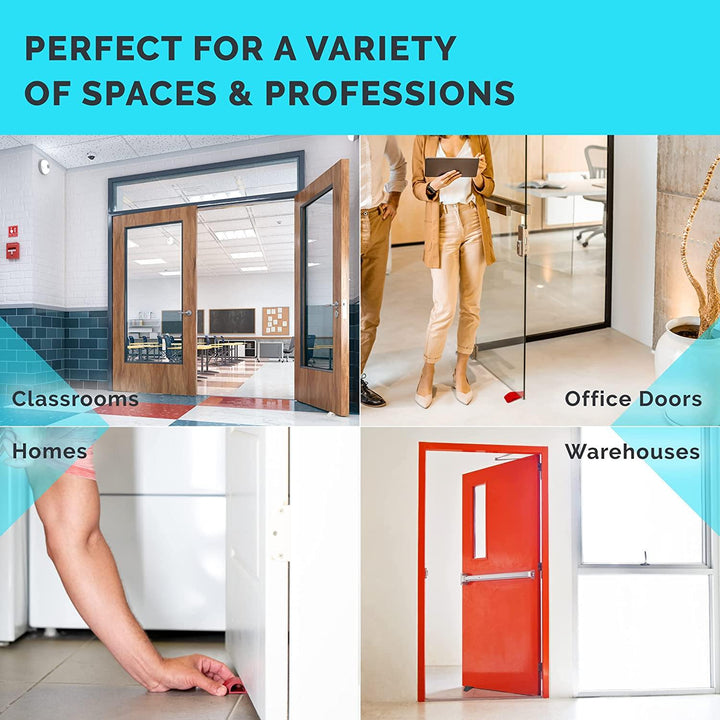 Lisslune | 3-Pack: Wundermax Rubber Safety Door Stopper
