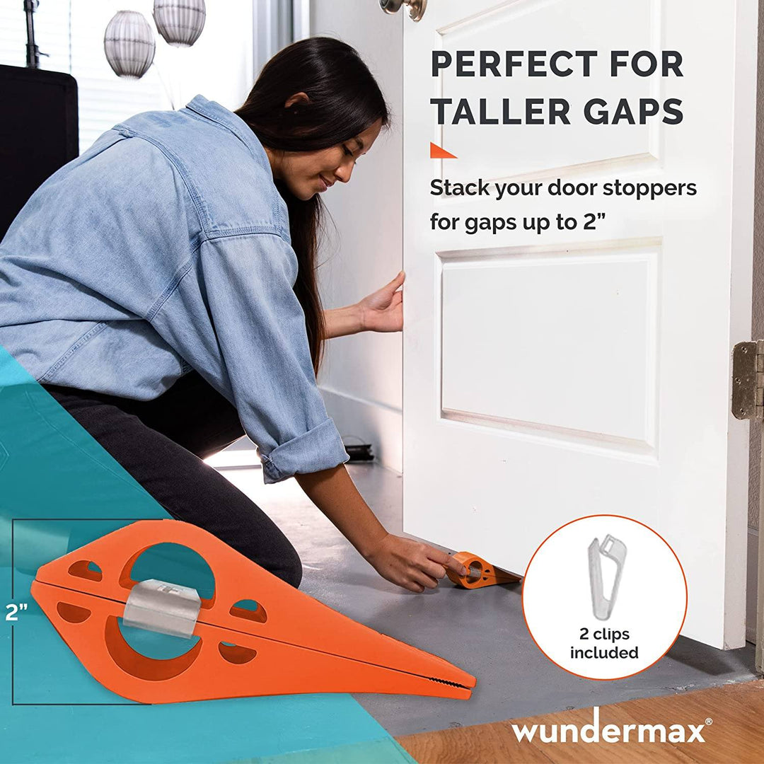 Lisslune | 3-Pack: Wundermax Rubber Safety Door Stopper
