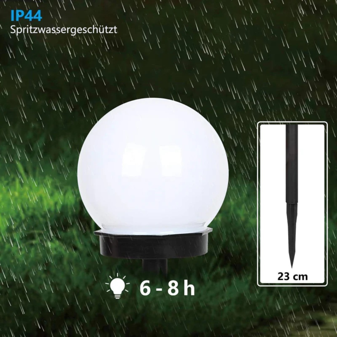 Lisslune | 3 Pieces Waterproof LED Solar Garden Lights - SunLuxe Orbs