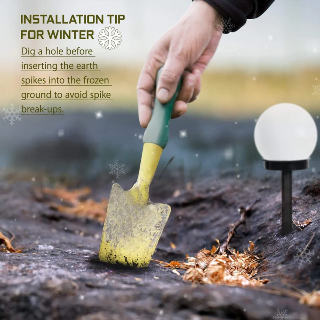 Lisslune | 3 Pieces Waterproof LED Solar Garden Lights - SunLuxe Orbs