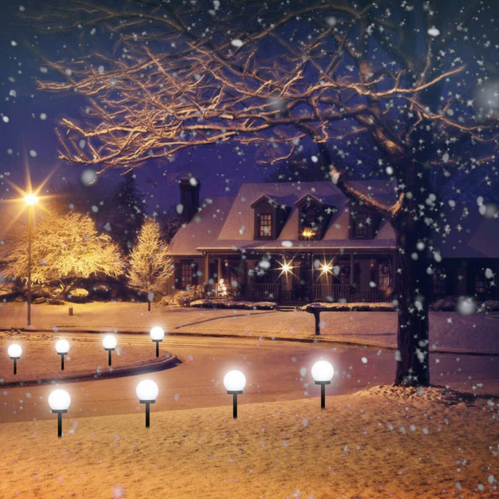 Lisslune | 3 Pieces Waterproof LED Solar Garden Lights - SunLuxe Orbs