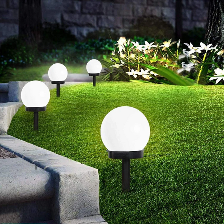 Lisslune | 3 Pieces Waterproof LED Solar Garden Lights - SunLuxe Orbs