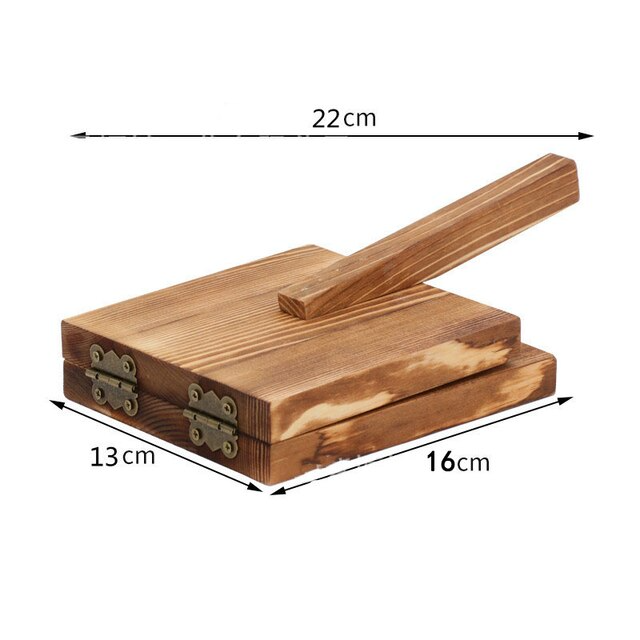 Lisslune | Wooden Mini Dough Pressing Tool Presser